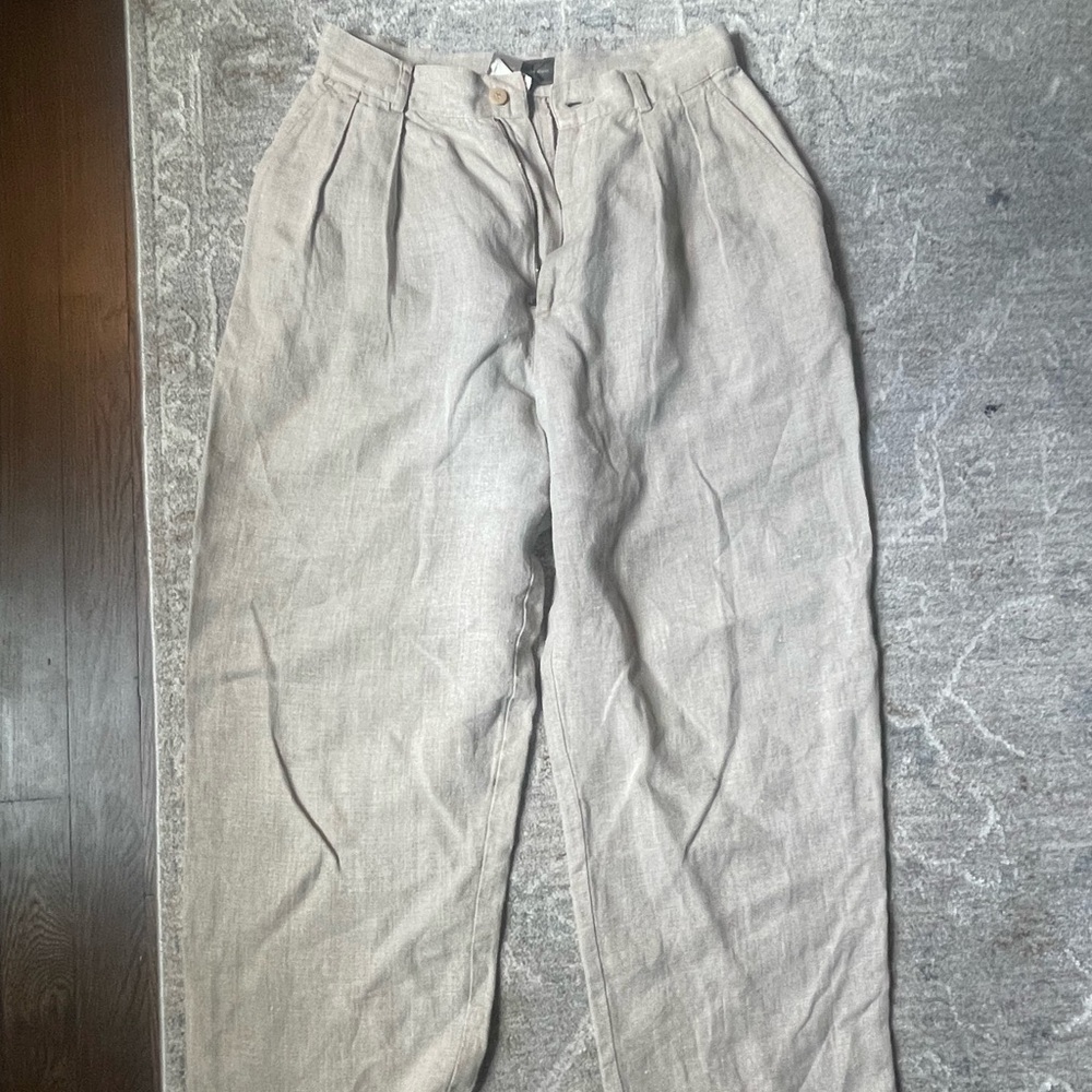 RARE FIND Calvin Klein x Bergdorf Goodman 100% linen pants
